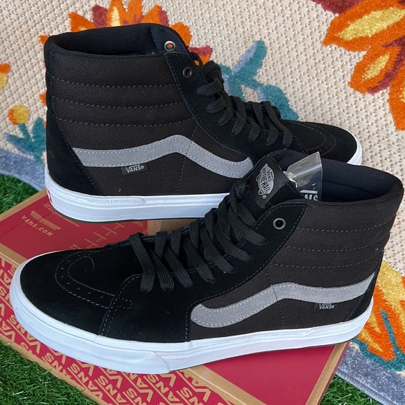 Vans BMX Sk8-Hi Black/Gray/White Men’s sneakers - Picture 11 of 16